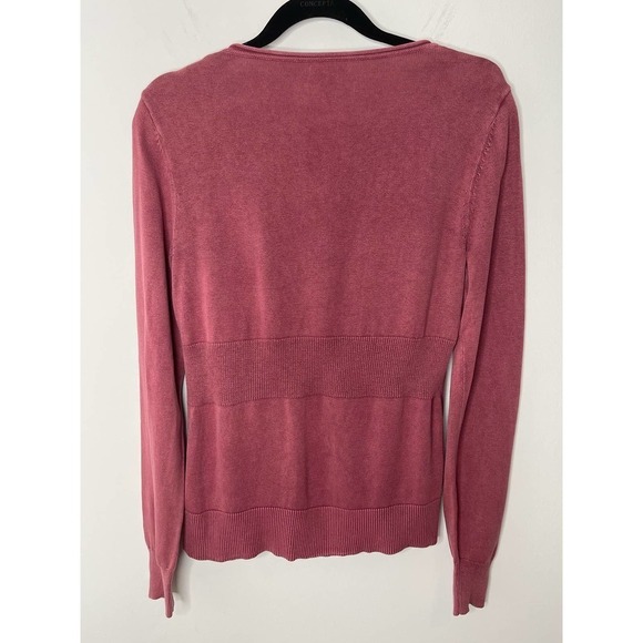 Ruff Hewn 100% Cotton Asymmetrical Button Down Sweater - Picture 4 of 5